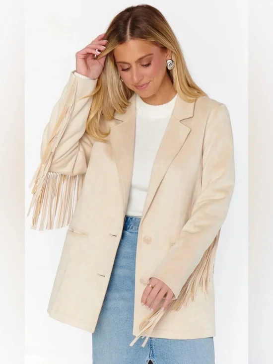 SHOW ME YOUR MUMU SIERRA FRINGE JACKET - Picture 12 of 16